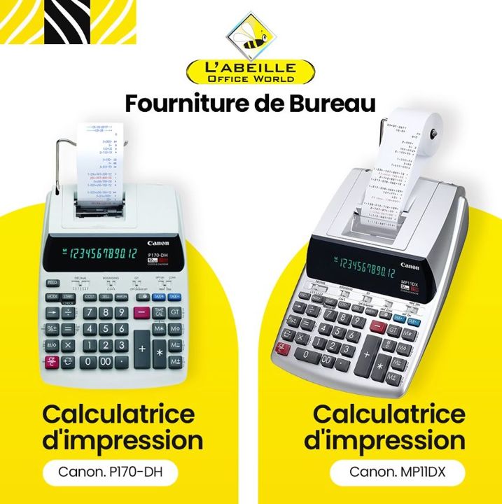 Calculatrices à impression, Canon P170-DH · MP11DX