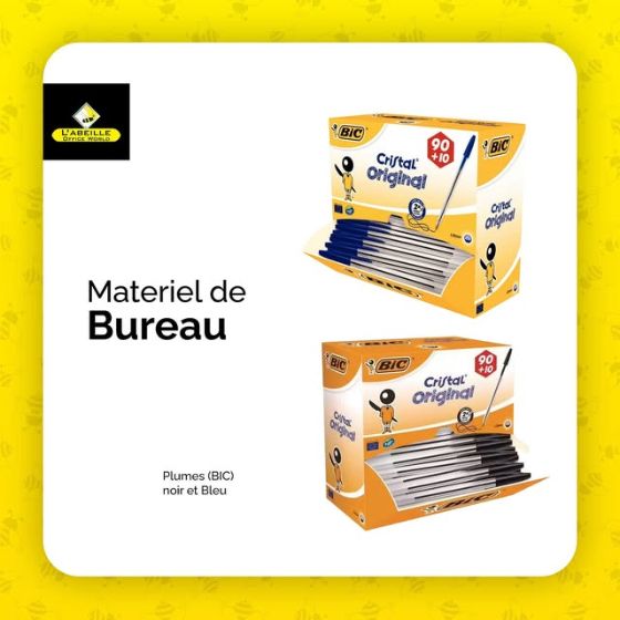 Boîtes de stylos BIC Cristal